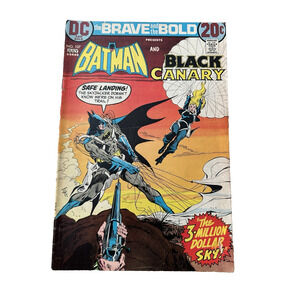 DC Comics, Batman and Black Canary #107 1973 The Brave & the Bold, Good+ VTG